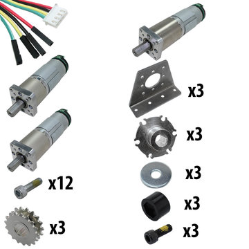 View larger image of Hex Planetary Gearmotor Kit