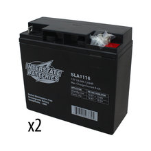 Interstate SLA1116 12V SLA Battery (Set of 2)