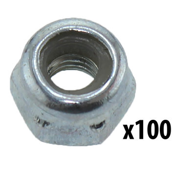 View larger image of M3 Nylock Nut, Steel [Qty-100]