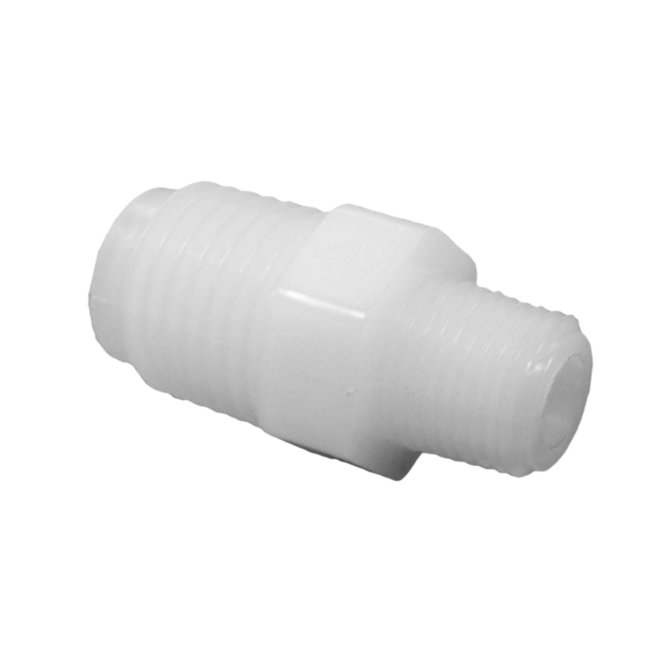 Nylon Hex Nipple, 1/4 in.-1/8 in. NPT - AndyMark, Inc