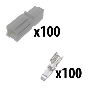 View larger image of Powerpole Kit 100 White Housing 100 Contacts