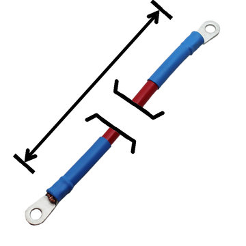 View larger image of Red Power Wire, multiple lengths 5 in. to 29 in.